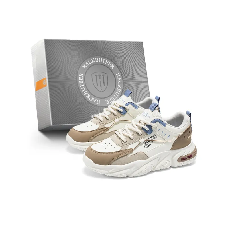 HACKBUTEER Low Top Chunky Sneakers Men's Box Included-5