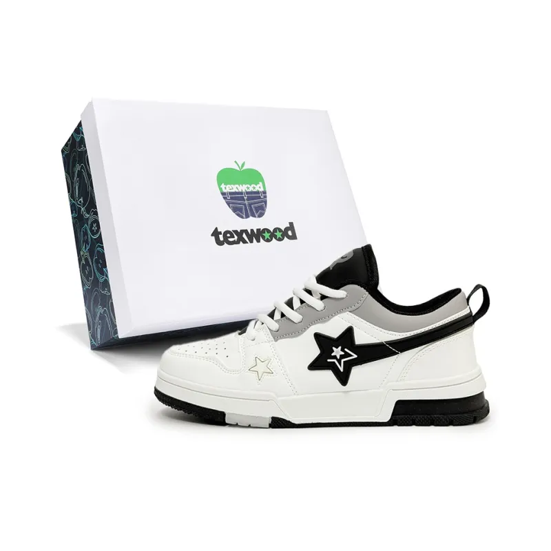 TEXWOOD Abrasion Resistant Balance Lightweight Low Top Skateboard Shoes Unisex Box-5