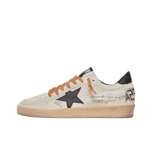 Golden Goose Ball Star Low Top Skateboard Shoes Men's Gray Black