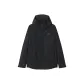 Black (Underarm Zippers Single Windbreaker Jacket without Liner)