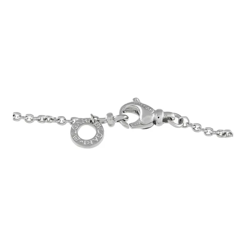 BVLGARI Ingot Bar 18K White Gold Necklace-2
