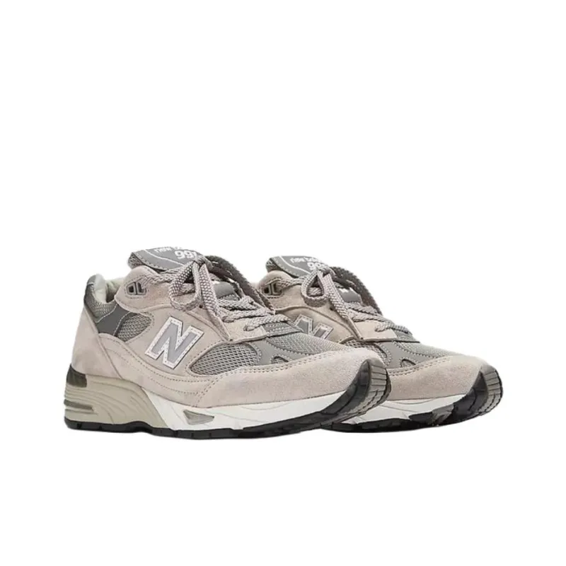 New Balance NB 991 Anti Slip Wear Resistant Low Top Running Shoes Women's Taupe-2