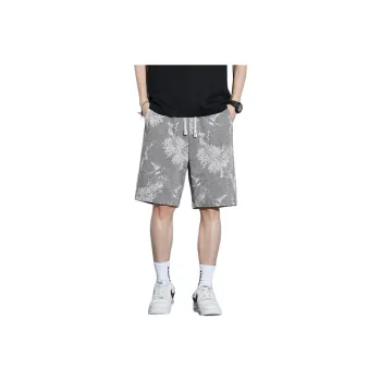 SOCKKEY Denim Shorts Unisex Gray