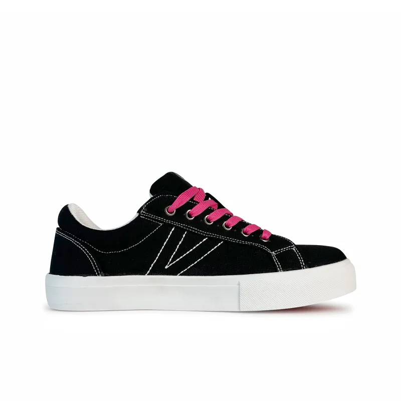 Rongchuan Slip Resistant, Abrasion Resistant, Lightweight, Breathable Low Top Skateboard Shoes Unisex Black-2