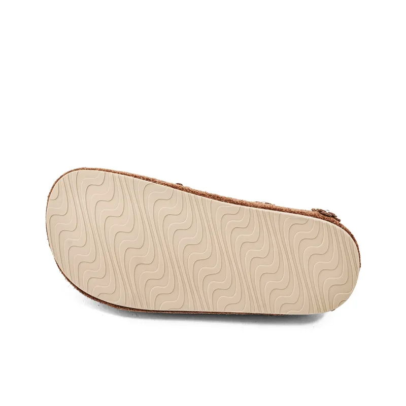 KMD Rubber Sole Metal Quiet Slide Slippers Women's-4