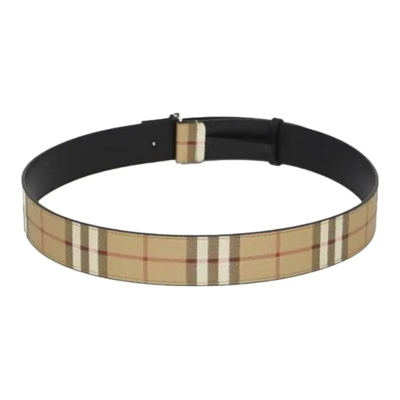 Burberry Checked Tb Buckle Belt-2