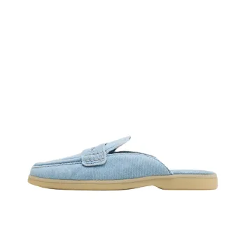 ZARA Abrasion Resistant Closed Toe Slippers Women's Blue