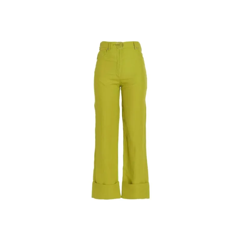 Stella McCartney High waisted Straight leg Trousers-0