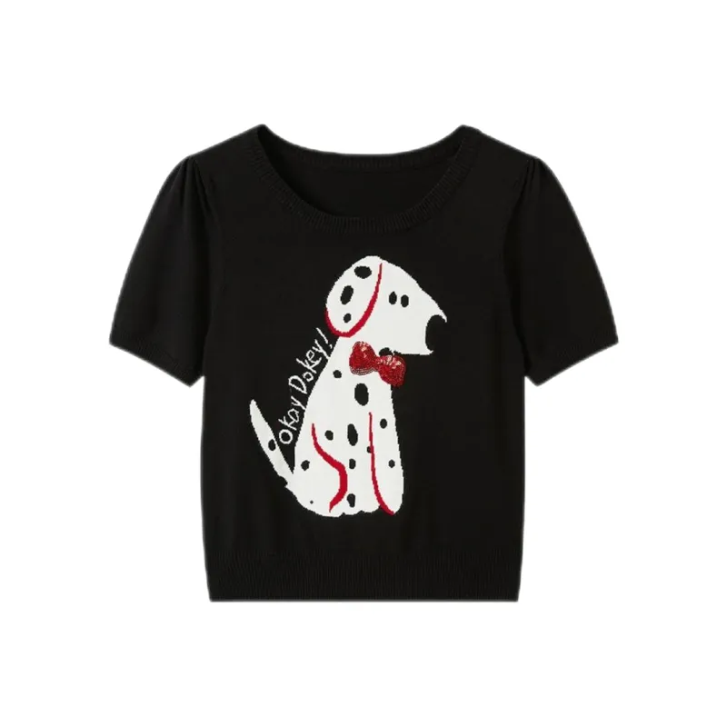 ABBY GODDESS T Shirts Women's Black-0