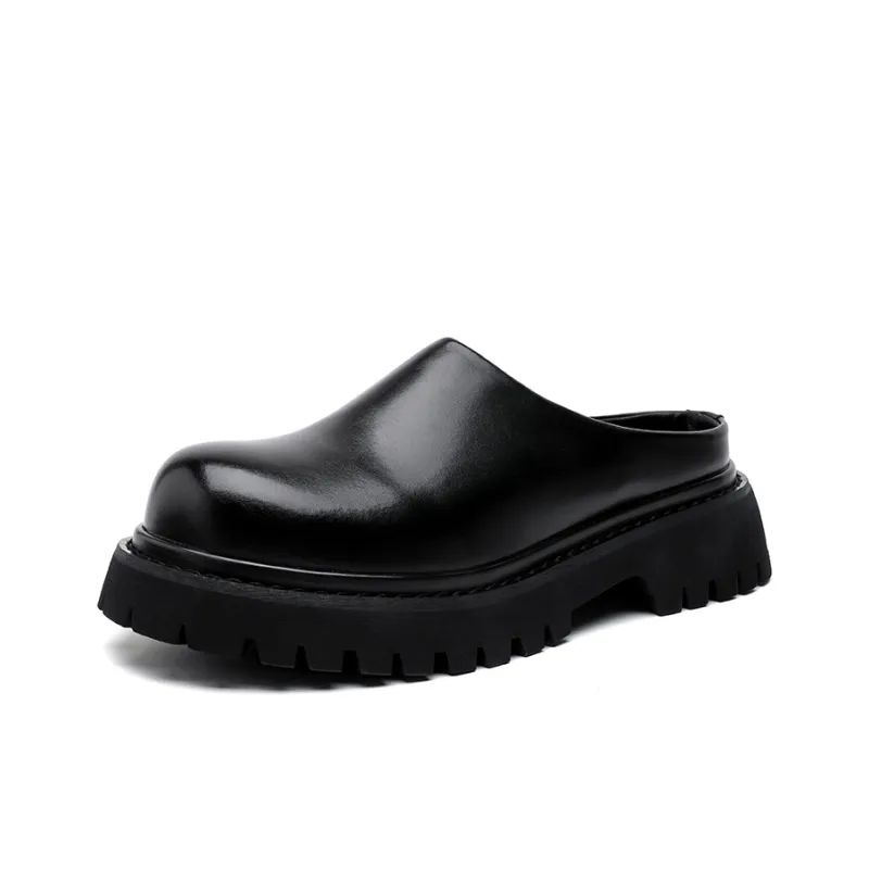 MADALLO Rubber Sole Abrasion Resistant Slip Resistant Closed Toe Slippers Men's-1