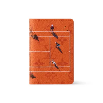 LOUIS VUITTON Design Wallet, Card Holder Men's Orange