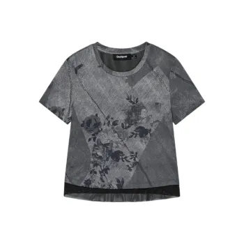 Desigual T Shirts Women's Black With Print