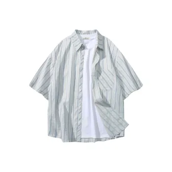 LIVINGTOWN Shirt Unisex White Blue