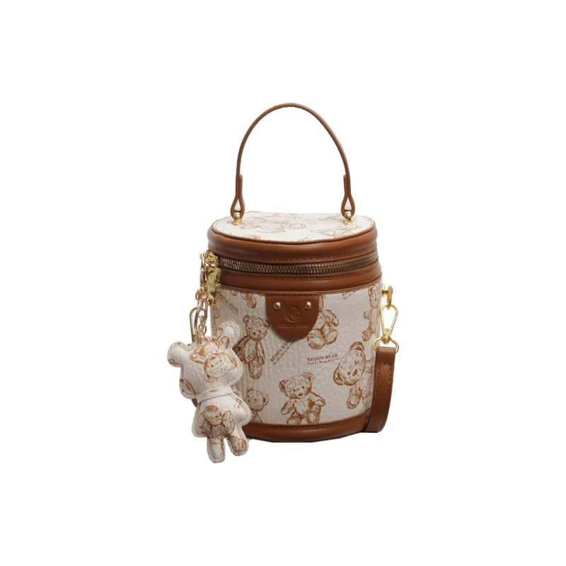 Yalu PU Shoulder Bag, Crossbody Bag, Handbag Women's Black/Ecru/Brown/Pink-8