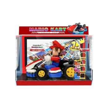 LIGHT YOUR BRICKS Compatibility Building Block 72037 Mario Go Kart Display Case Model Accessories