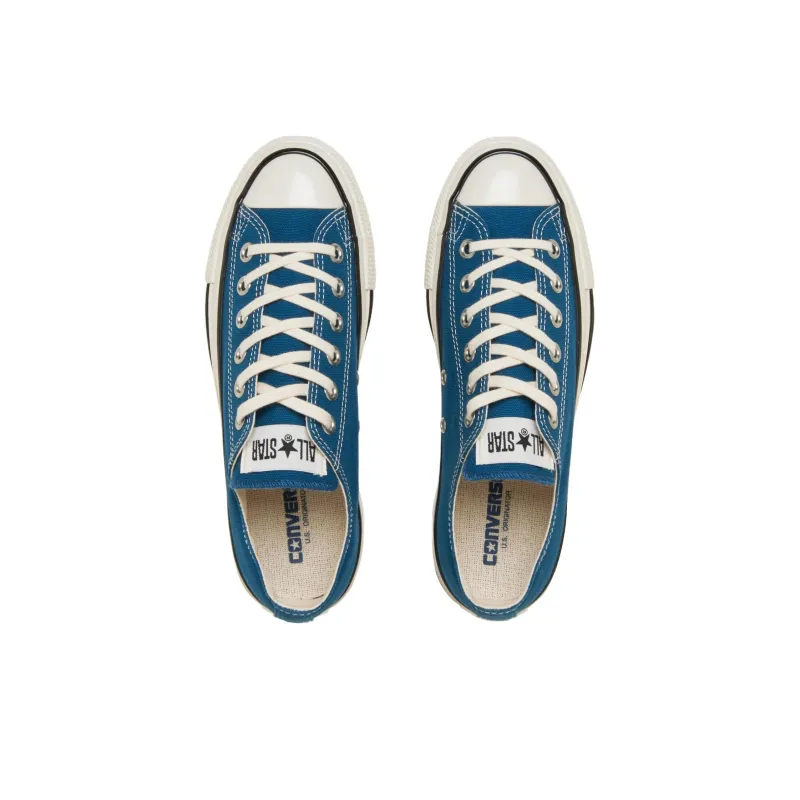 Converse All Star Anti Slip Wear Resistant Low Top Canvas Shoes Unisex Marine Blue-3