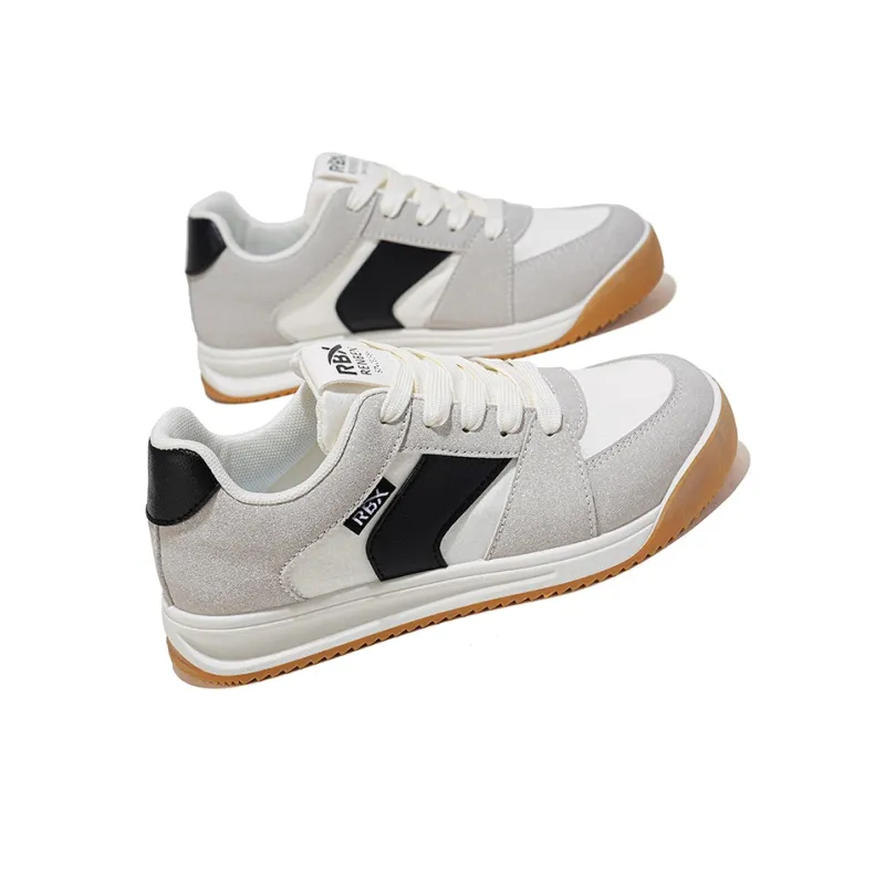 RENBEN Lightweight Support Low Top Skateboard Shoes Women's Greige-3