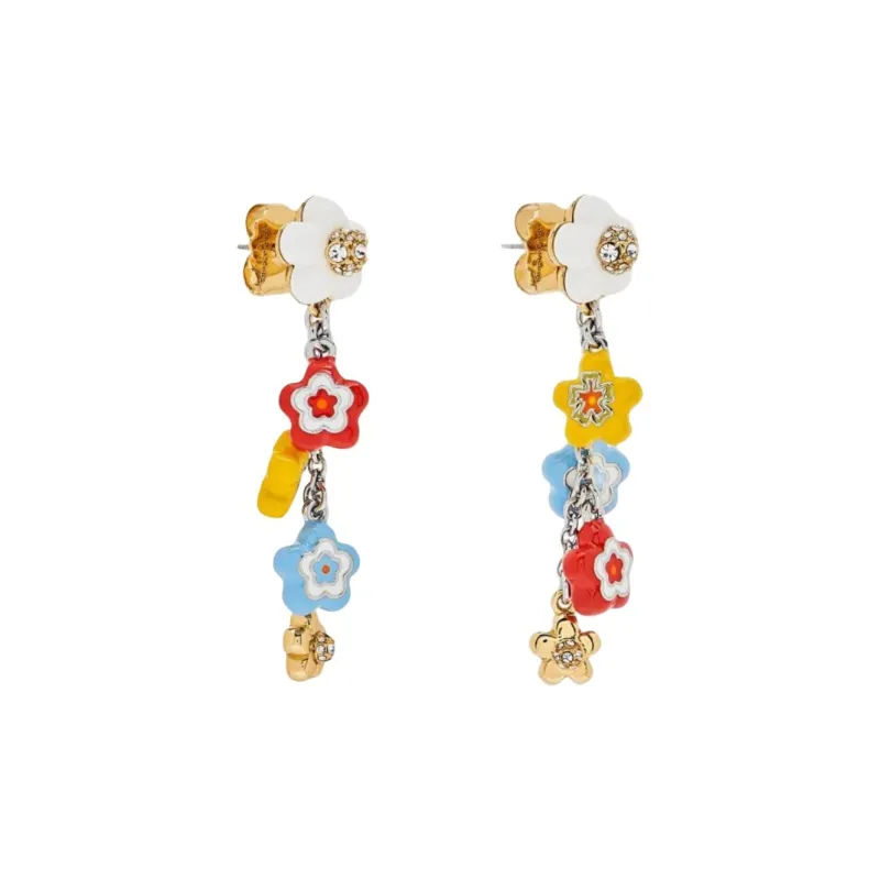 MARC JACOBS The Enamel Wild Daisy Statement Earrings-0