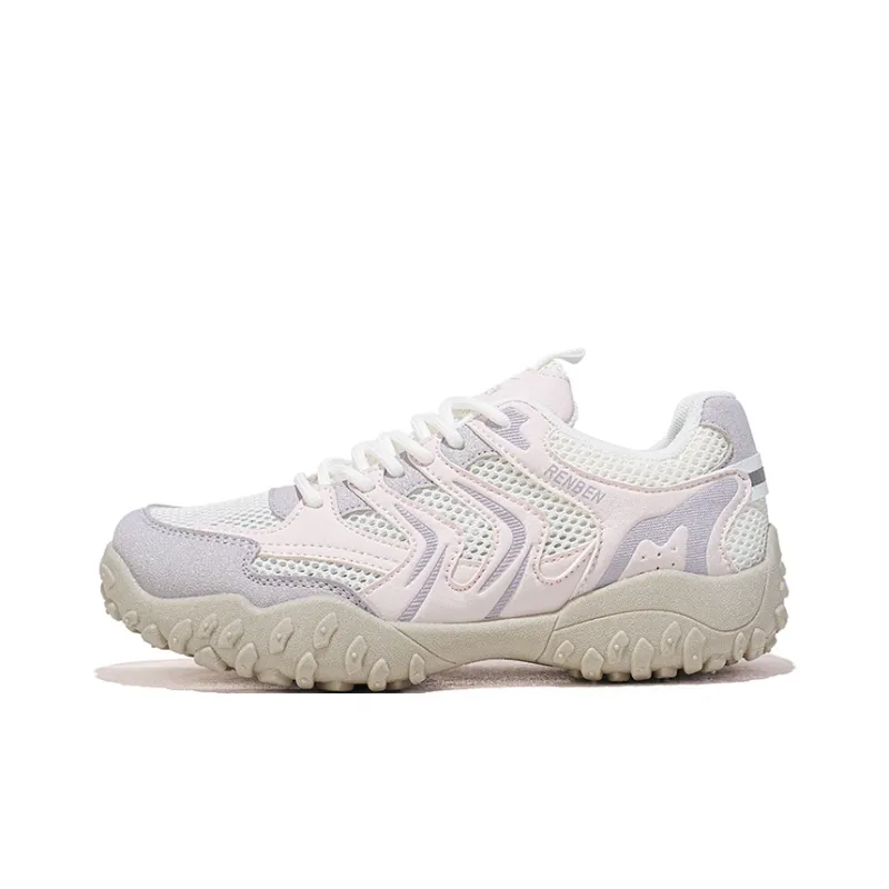 RENBEN Coverage Lightweight Abrasion Resistant Low Top Casual Shoes Women's Purple-0