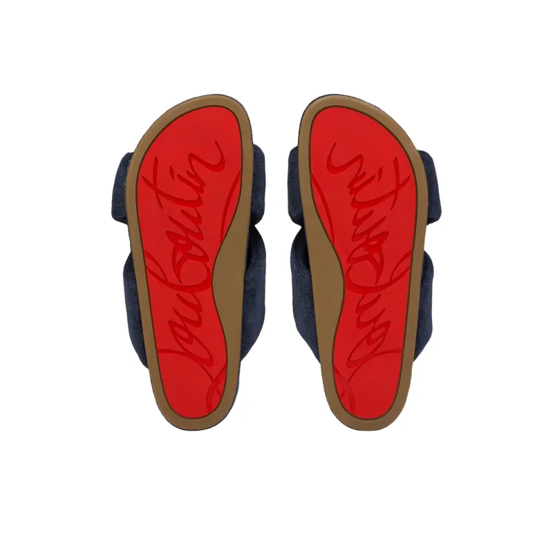 CL LUBOTING Slide Slippers Men's Marine Blue-5