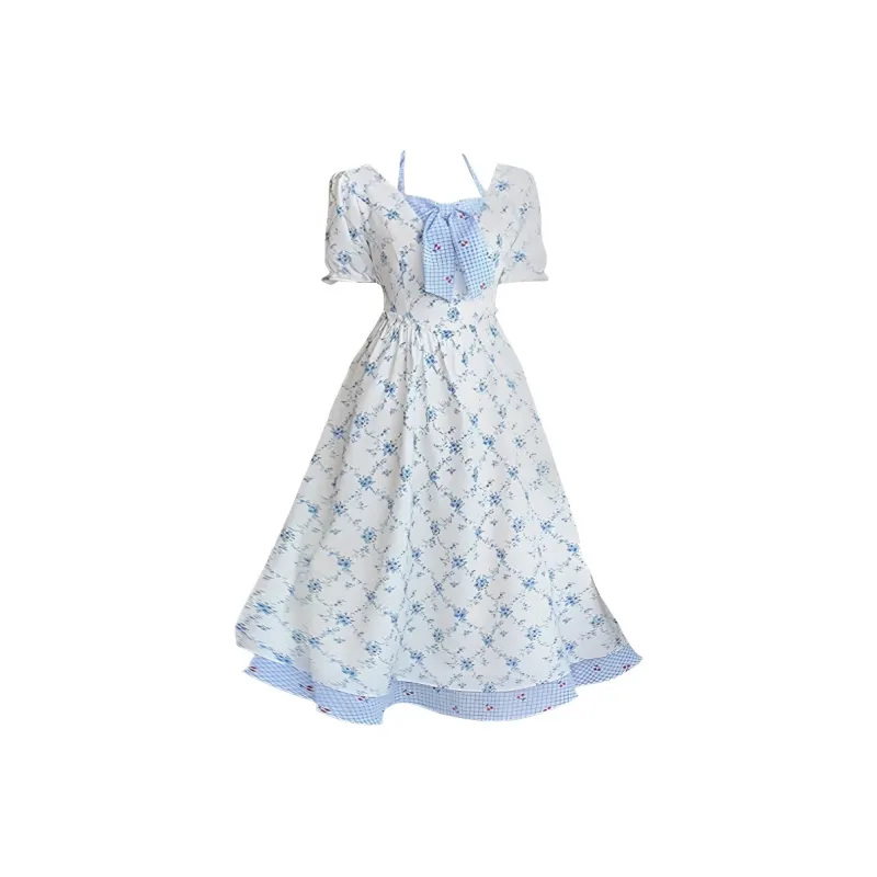 GUOZHEN Short Sleeved Dress Women's-10