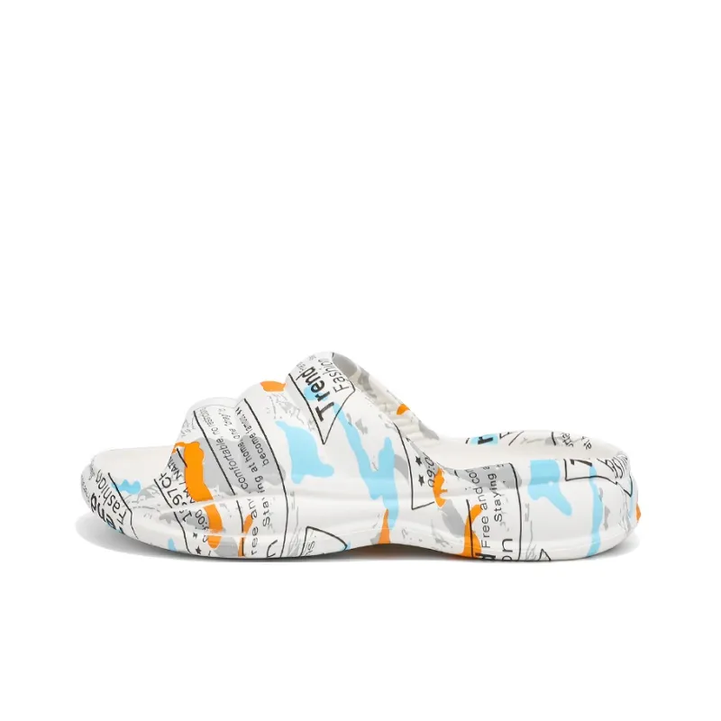 CariteSport EVA Quiet Slip Resistant Odor Resistant Abrasion Resistant Quick Dry Cushioning Slide Slippers Men's-8