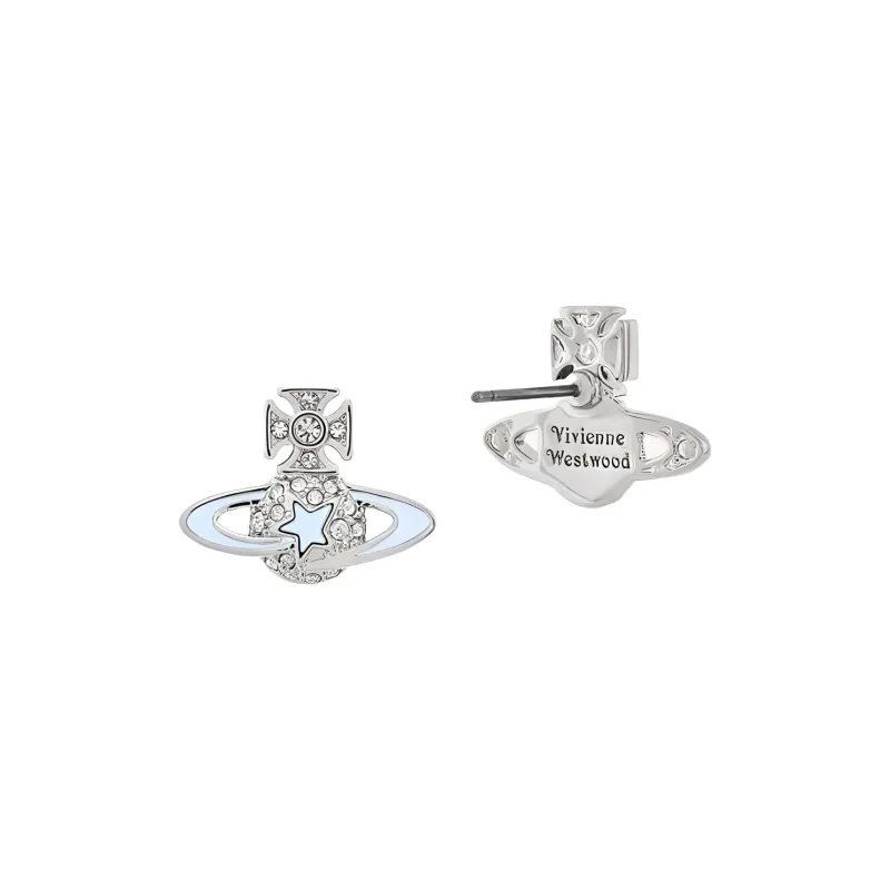 Vivienne Westwood Brass Earrings Women's Silver-1