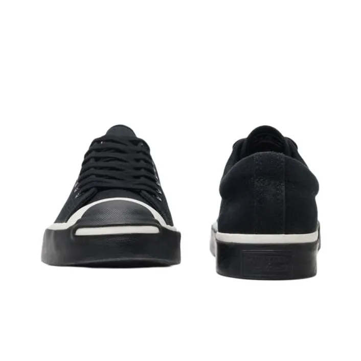 Converse Jack Purcell Anti Slip Wear Resistant Low Top Canvas Shoes Unisex Black-2