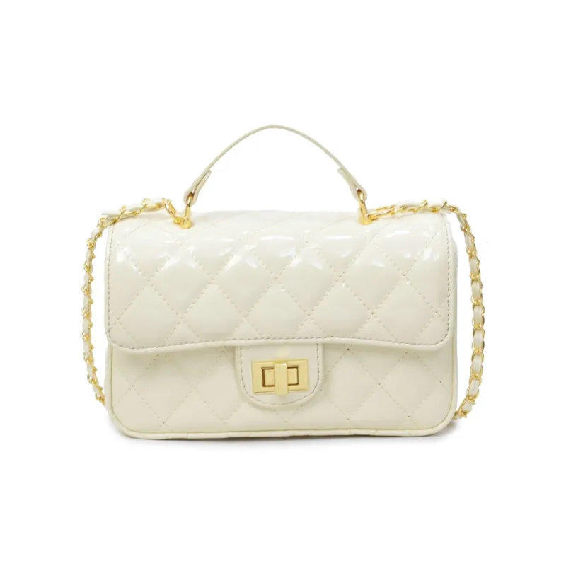 TOUTSEUL YOLO PU Handbag Women's Ecru/Yellow/Black/Burgundy/Pink-8