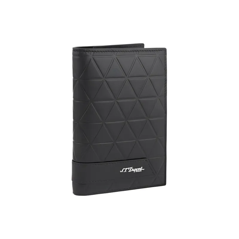 S. T.DUPONT Cow Leather Wallet Regular Unisex Black-1