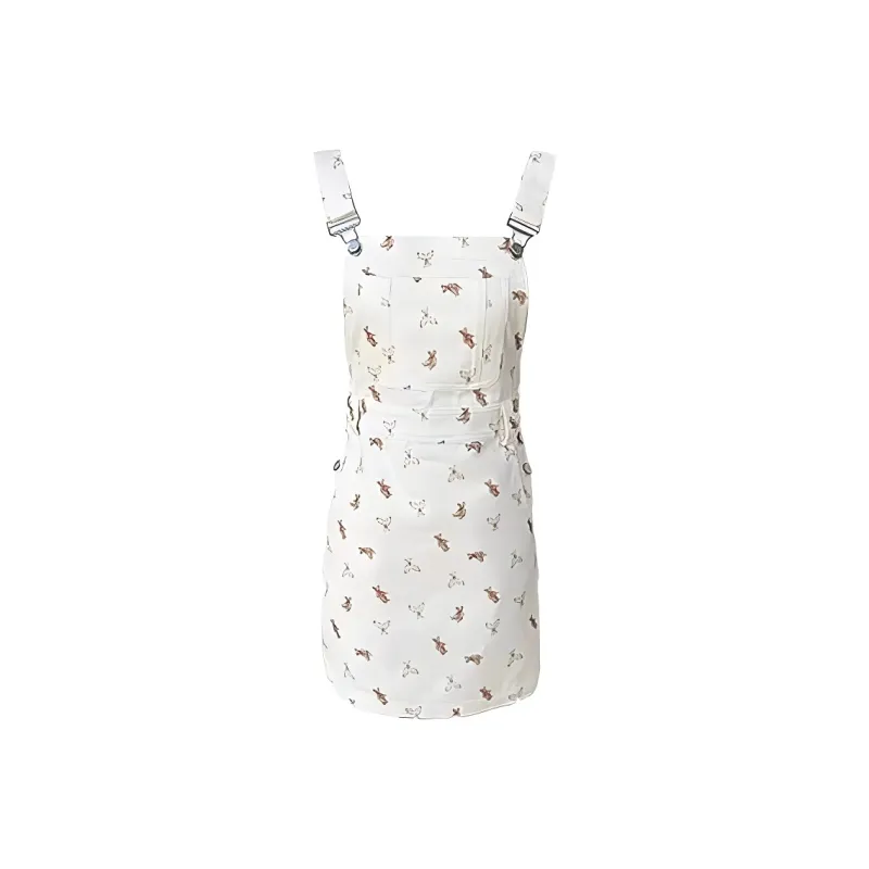 OZVO Sleeveless Dresses Women's White-0