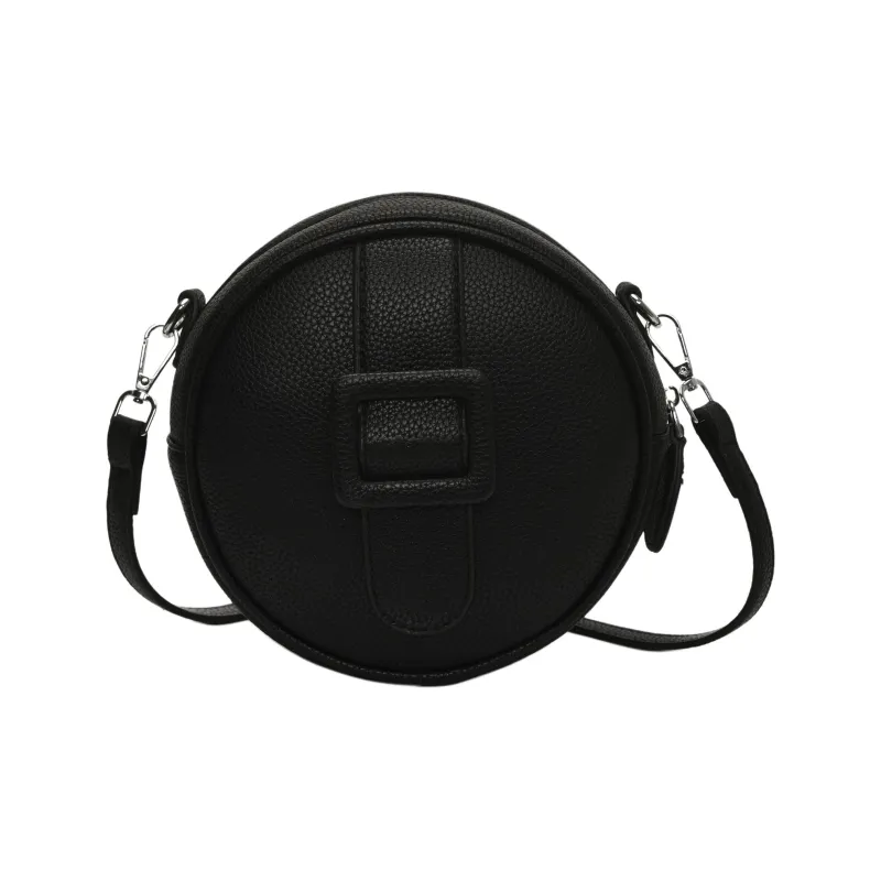RIVMIND PU Round Bag, Crossbody Bag, Shoulder Bag Women's Red/White/Yellow/Black/Pink-13