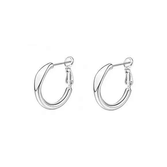 JKEM 925 Sterling Silver Earrings Unisex-0