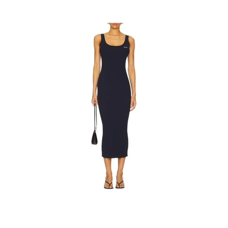 WE11DONE Sleeveless Dress Women's Marine Blue-0