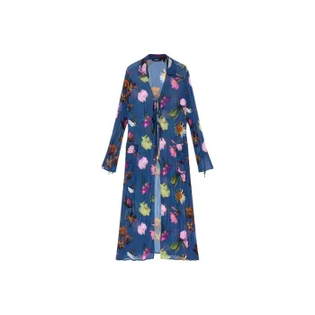 Desigual Jackets Women's Blue With Print