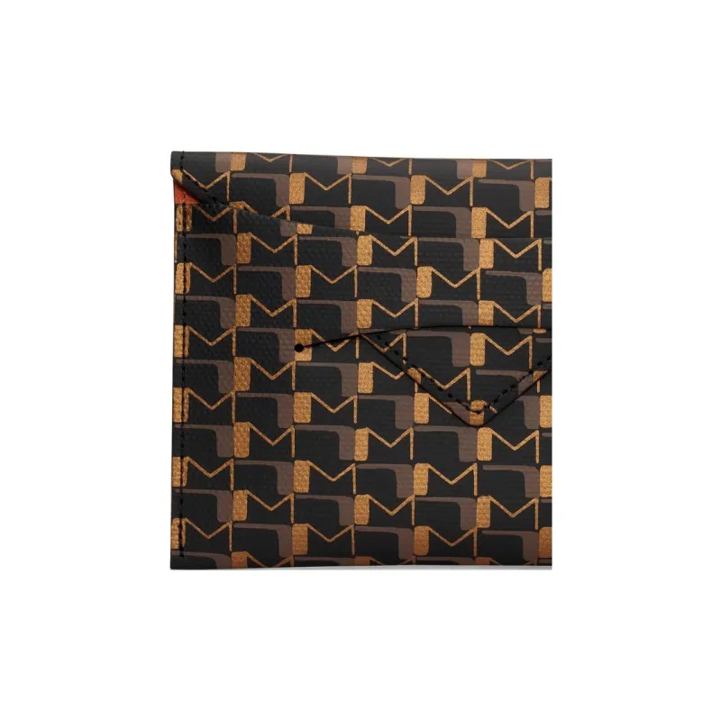 Moynat Canvas 1920 Canvas Envelope Bag Passport Holder Men's Black/Brown-3