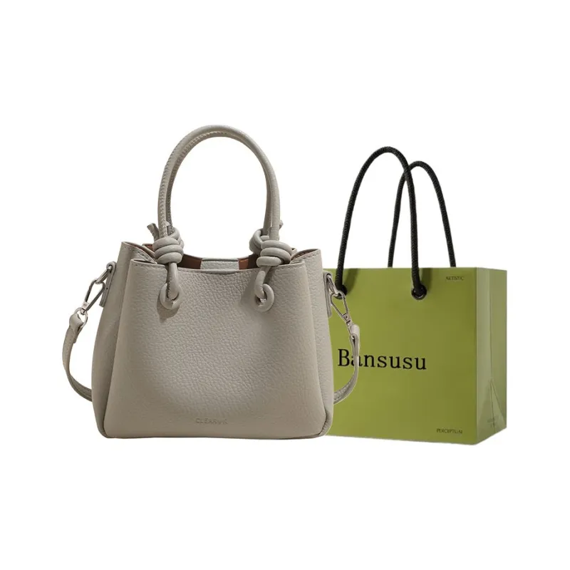 Bansusu PU Crossbody One Shoulder Handbag Women's Black/White/Light Blue/Pink-6