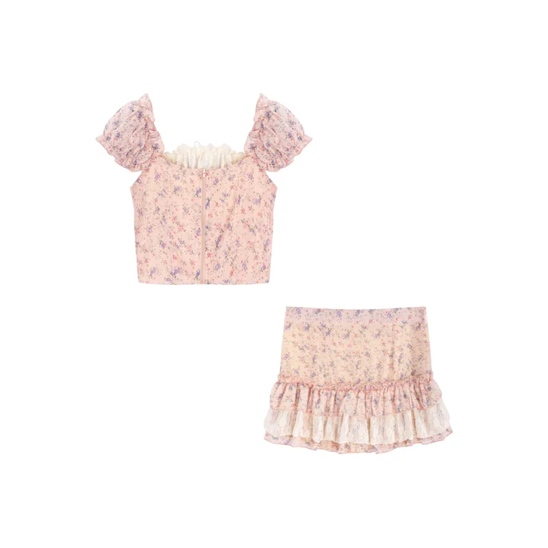 PLANE DRIFT Two Piece Skirt Sets Women's-1