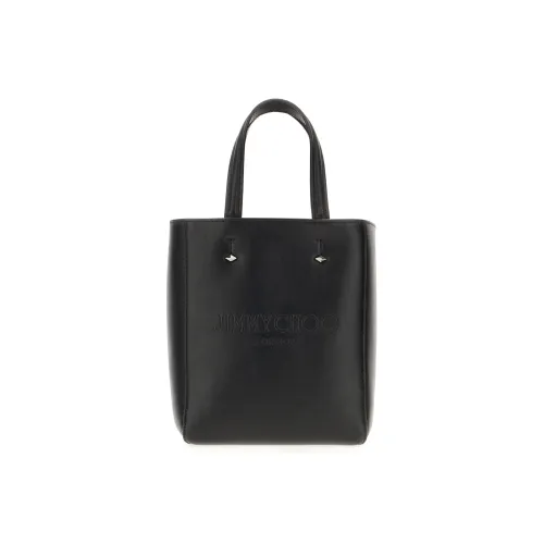 Jimmy Choo Cow Leather Handbag Trumpets Unisex Black