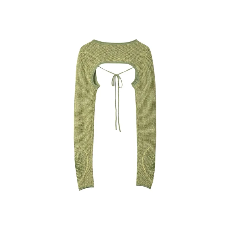 HOUSE OF SUNNY Crop Top Women's Green-1