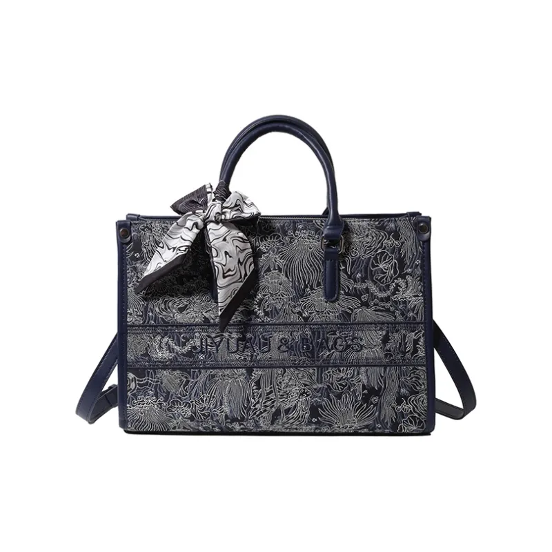Yalu PU Crossbody Handbag Women's Blue/Gray/Pink-4