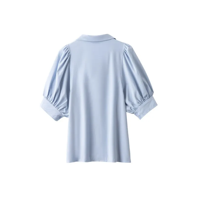 ABCMININ Shirts Women's Light Blue-1