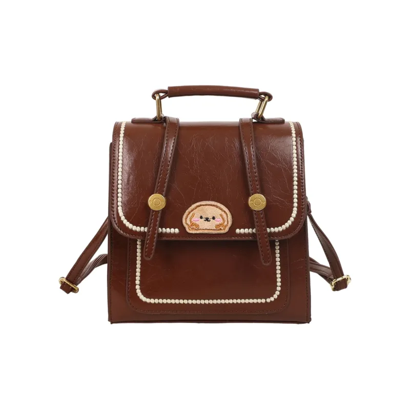 Yalu PU One Shoulder Crossbody Backpack Women's Multicolor-12