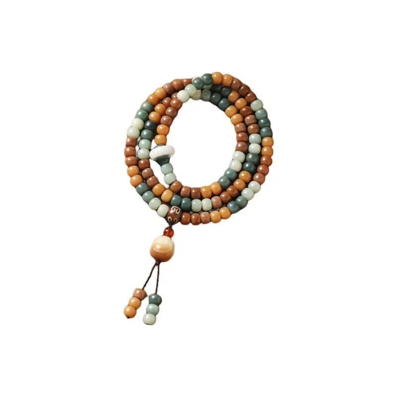 HANCANG White Jade Bodhi Bead Chain Unisex-6