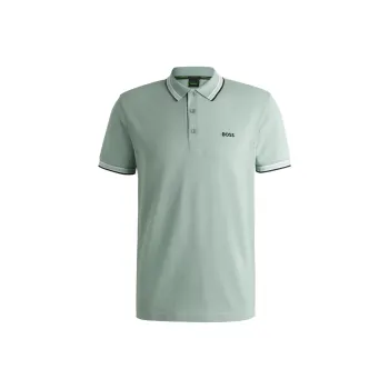 HUGO BOSS Polo Shirt Men's Light Green