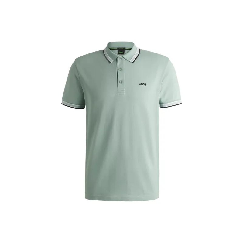 HUGO BOSS Polo Shirt Men's Light Green-0