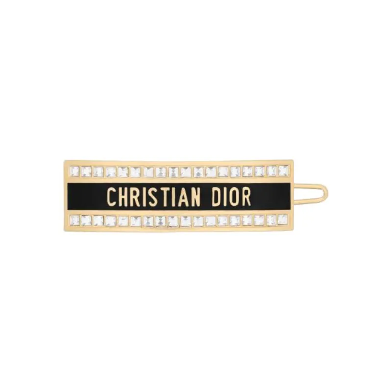 DIOR Metal Hair Clips Women's Gold-0