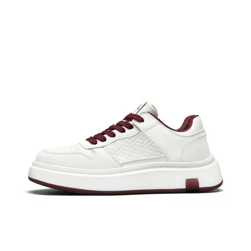 AOKANG Slip Resistant Lightweight Height Increasing Low Top Skateboard Shoes Men's
