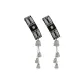 Ethnic Style Bell Hair Clip-Black, 1 Pair