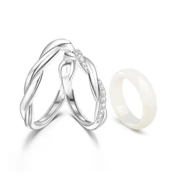 JINGFAN Bodhi Root Rings Unisex